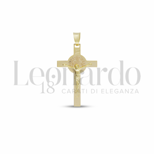 Modello Con Cristo in Oro Giallo da 1,5gr.