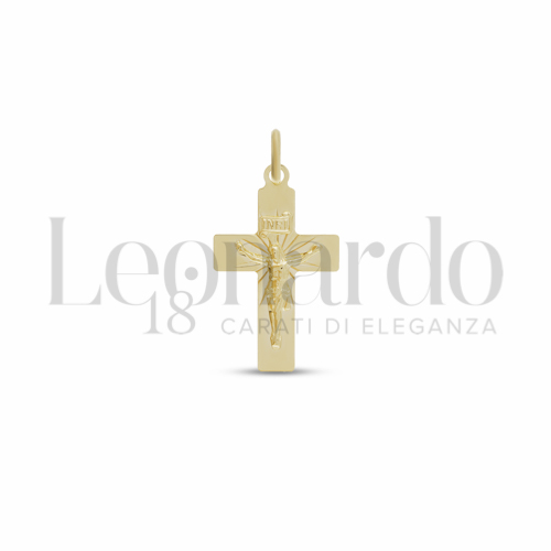 Modello Con Cristo in Oro Giallo da 1,1gr.