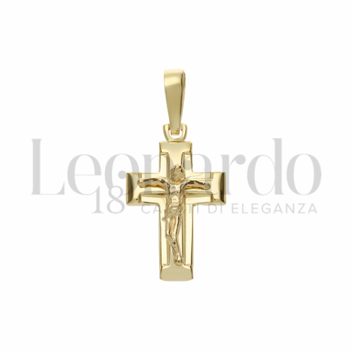 Modello Con Cristo in Oro Giallo da 2,3gr.