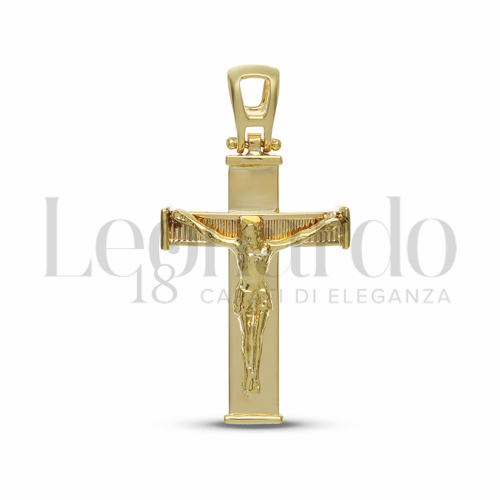 Modello Con Cristo in Oro Giallo da 2,3gr.