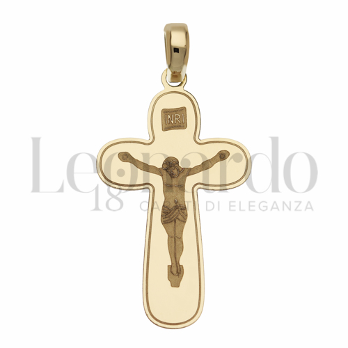 Modello Con Cristo in Oro Giallo da 1gr.