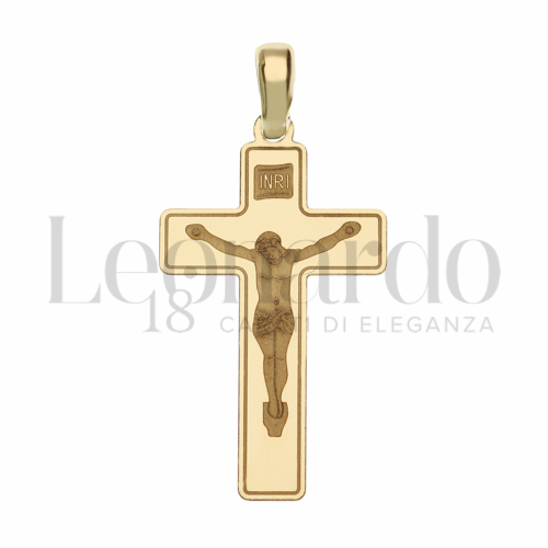 Modello Con Cristo in Oro Giallo da 1gr.