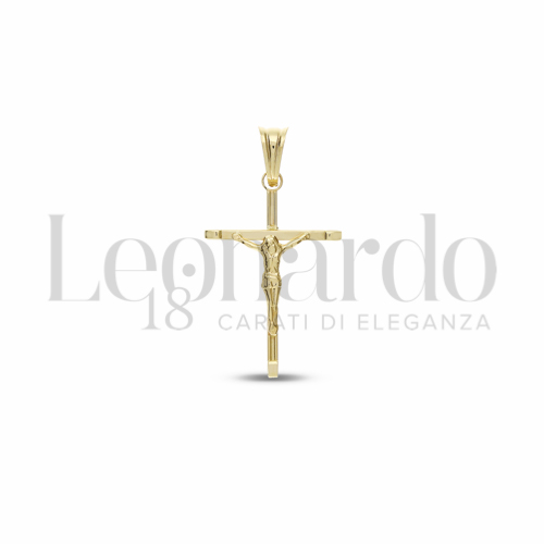 Modello Con Cristo in Oro Giallo da 1,2gr.