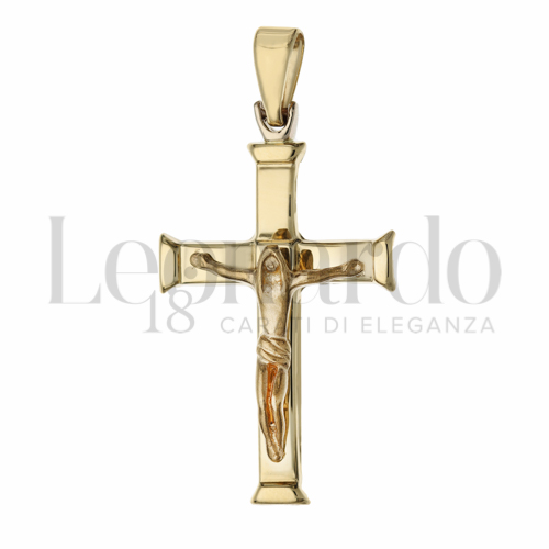 Modello Con Cristo in Oro Giallo da 3,6gr.