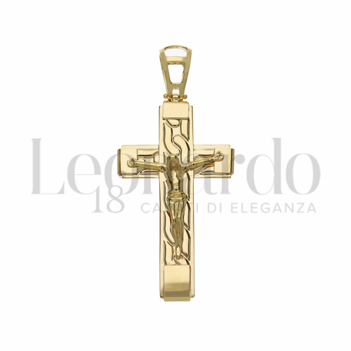 Modello Con Cristo in Oro Giallo da 7,3gr.