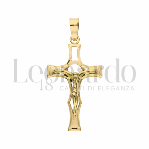 Modello Con Cristo in Oro Giallo da 3gr.