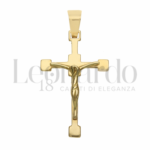 Modello Con Cristo in Oro Giallo da 3,8gr.