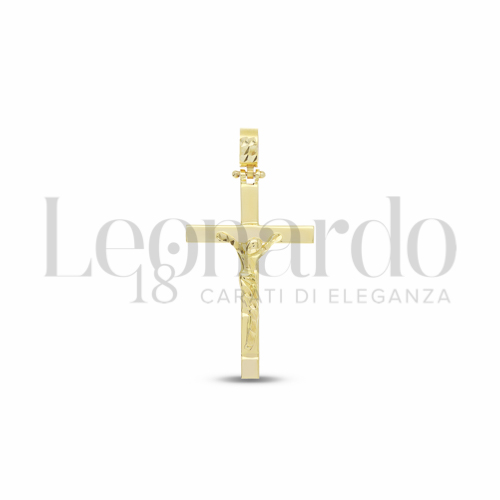 Modello Con Cristo Stilizzato in Oro Giallo da 2,5gr.