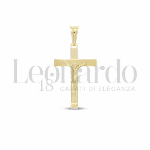 Modello Con Cristo in Oro Giallo da 1,7gr.