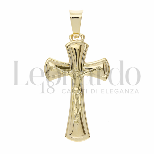 Modello Con Cristo in Oro Giallo da 3,1gr.