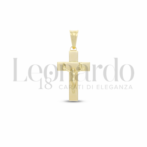 Modello Con Cristo in Oro Giallo da 1,7gr.