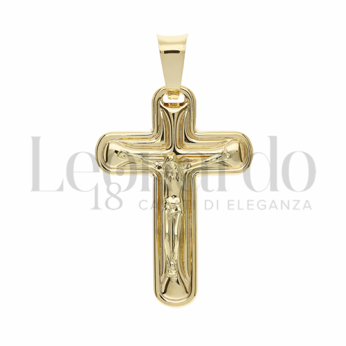 Modello Con Cristo in Oro Giallo da 3,3gr.