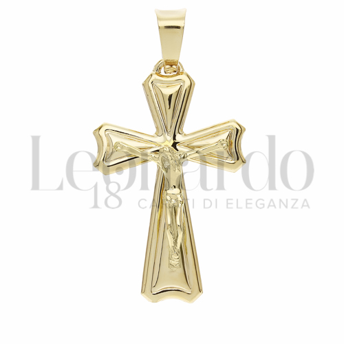 Modello Con Cristo in Oro Giallo da 3,3gr.