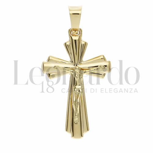 Modello Con Cristo in Oro Giallo da 3,2gr.