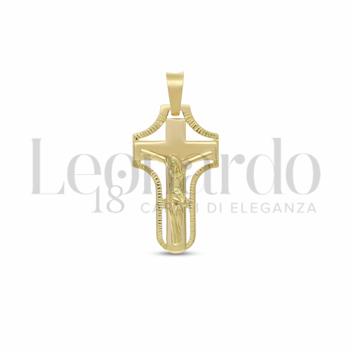 Modello Con Cristo in Oro Giallo da 3,6gr.