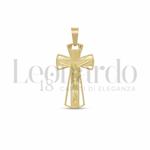 Modello Con Cristo in Oro Giallo da 3,6gr.