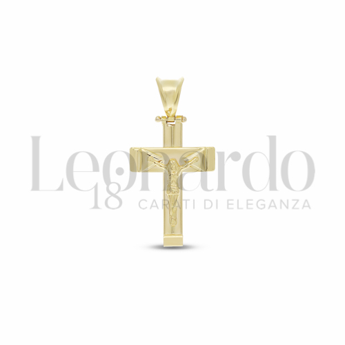 Modello Con Cristo in Oro Giallo da 2,2gr.