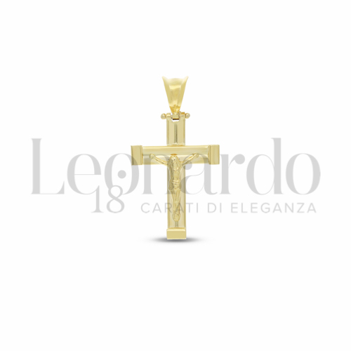 Modello Con Cristo in Oro Giallo da 2,2gr.