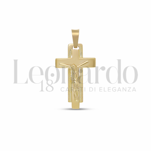 Modello Con Cristo in Oro Giallo da 3,8gr.