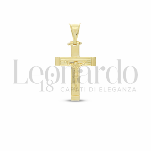 Modello Con Cristo in Oro Giallo da 2,2gr.