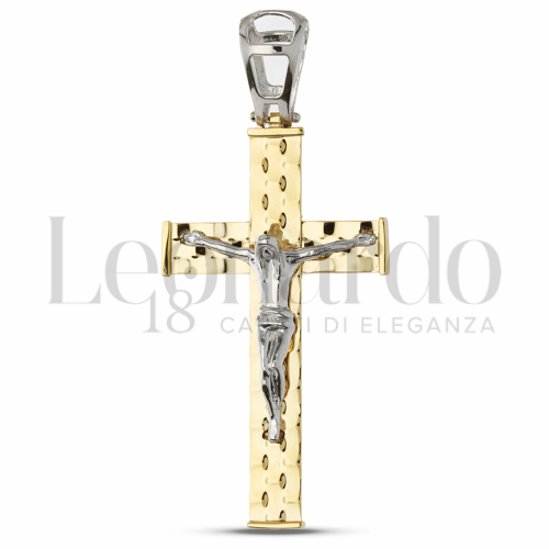 Modello Con Cristo in Oro Giallo da 4,8gr.