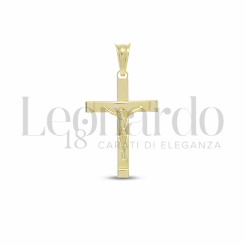 Modello Con Cristo in Oro Giallo da 1,8gr.