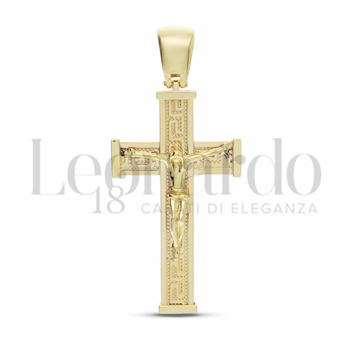 Modello Con Cristo in Oro Giallo da 7,2gr.