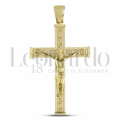 Modello Con Cristo in Oro Giallo da 10,1gr.