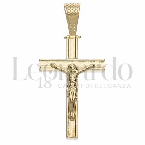 Modello Con Cristo in Oro Giallo da 7,6gr.