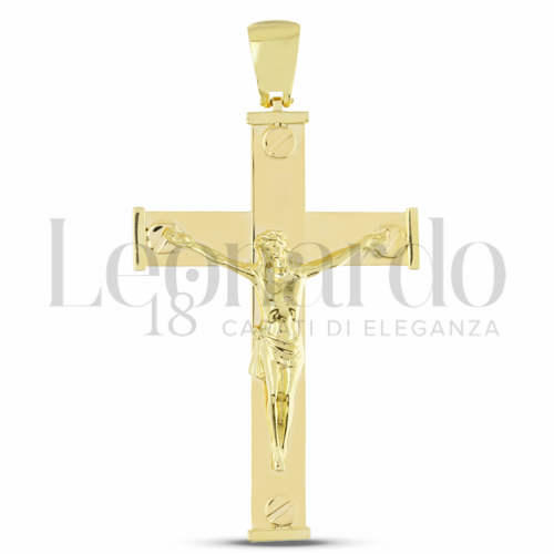 Modello Con Cristo in Oro Giallo da 11,7gr.