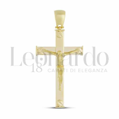 Modello Con Cristo in Oro Giallo da 5,1gr.