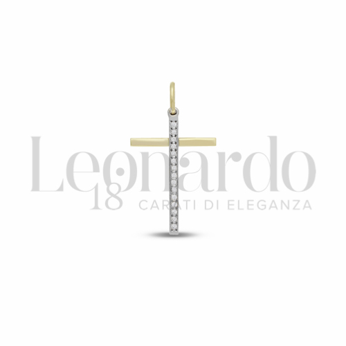 Modello Senza Cristo con Zircone bianco in Oro Giallo da 1,4gr.