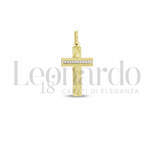 Modello Senza Cristo con Zircone bianco in Oro Giallo da 1,7gr.