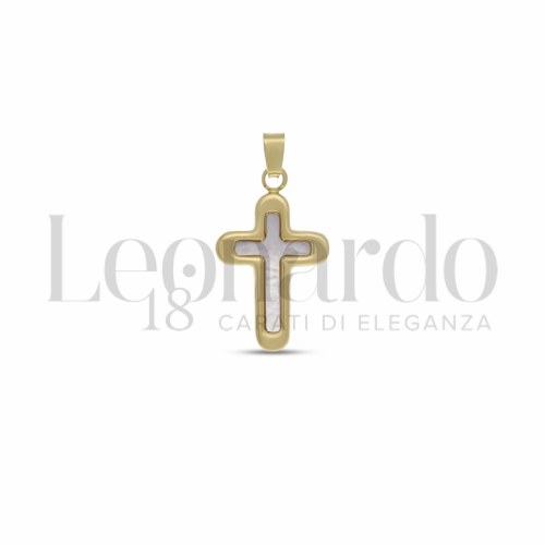 Modello Senza Cristo con Madreperla in Oro Giallo da 0,9gr.