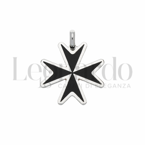 Modello Senza Cristo con Onice in Oro Bianco da 1gr.