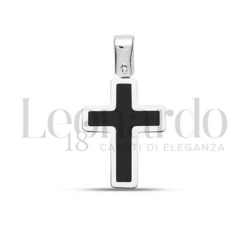 Modello Senza Cristo con Onice in Oro Bianco da 1,5gr.