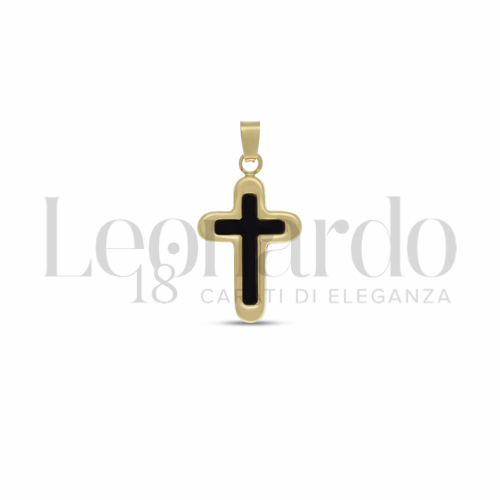 Modello Senza Cristo con Onice in Oro Giallo da 0,9gr.