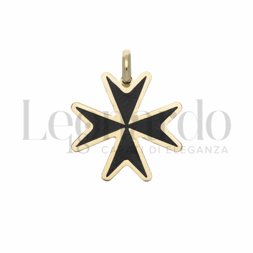 Modello Senza Cristo con Onice in Oro Giallo da 0,8gr.