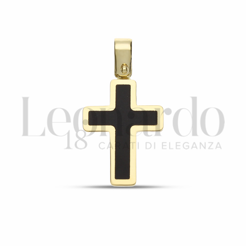 Modello Senza Cristo con Onice in Oro Giallo da 1,4gr.
