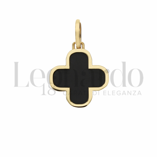 Modello Senza Cristo con Onice in Oro Giallo da 1,2gr.
