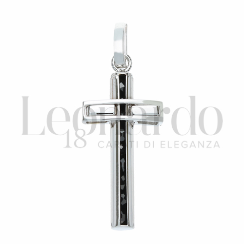 Modello Senza Cristo con Spinelli in Oro Bianco da 3,3gr.