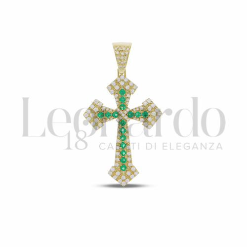 Pendenti Croce da Uomo in Oro 18 Carati Modello: Senza cristo Misura: 3&deg; Lavorazione o finitura: Lucida 7,9g