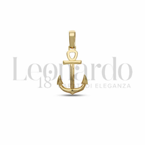 Collana Uomo Con Ciondolo Ancora Nautica – Acciaio Inossidabile Nero Ossidato, Catena Inclusa, 20 Pollici