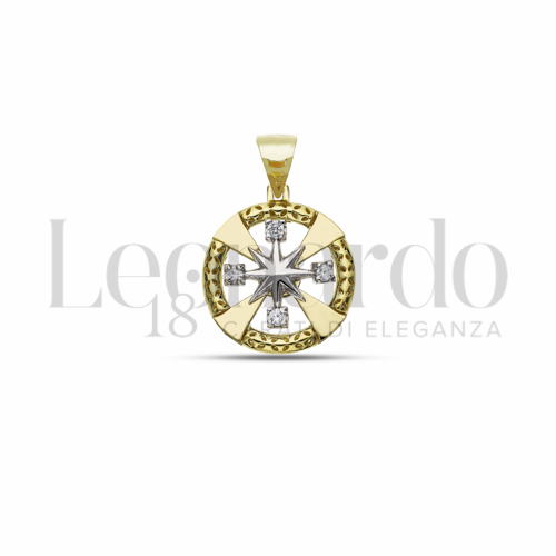 Misura 1° Misura con Zircone bianco in Oro Giallo e Oro Bianco da 2gr.