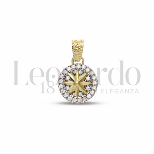 Misura 1° Misura con Zircone bianco in Oro Giallo e Oro Bianco da 3,7gr.