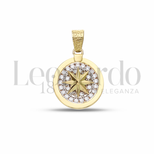 Misura 1° Misura con Zircone bianco in Oro Giallo e Oro Bianco da 4,3gr.