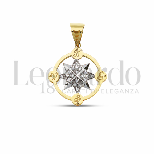 Misura 2° Misura con Zircone bianco in Oro Giallo e Oro Bianco da 2,8gr.