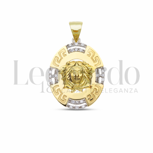 Misura 2° Misura con Zircone bianco in Oro Giallo e Oro Bianco da 5gr.