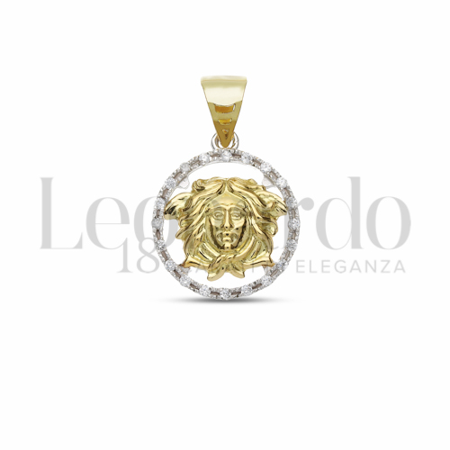 Misura 1° Misura con Zircone bianco in Oro Giallo e Oro Bianco da 2,8gr.