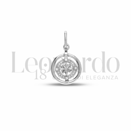 con Zircone bianco in Oro Bianco da 1,4gr.